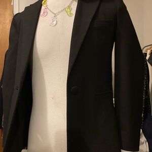 Women’s single breast Balenciaga sleek one button suit jacket the perfect staple